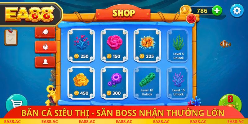Bắn cá siêu thị - Săn boss nhận thưởng lớn