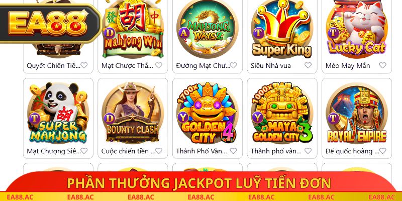 Phần thưởng jackpot lũy tiến đơn