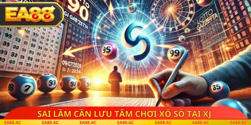 Sai lầm cần lưu tâm chơi xổ số tại XJ