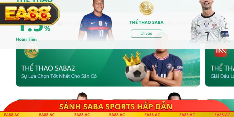 Sảnh SABA Sports hấp dẫn